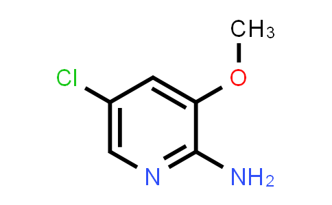 CAS No. 1242336-53-3, 5-Chloro-3-methoxypyridin-2-amine
