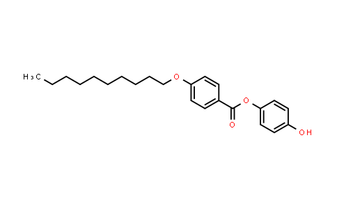 CAS No. 124249-85-0, 4-Hydroxyphenyl 4-(decyloxy)benzoate