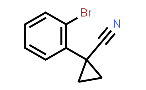 CAS No. 124276-75-1, 1-(2-Bromophenyl)cyclopropanecarbonitrile
