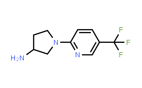 CAS No. 1242850-54-9, 1-(5-(Trifluoromethyl)pyridin-2-yl)pyrrolidin-3-amine