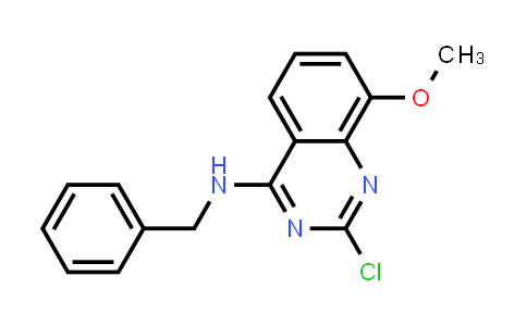 CAS No. 124309-70-2, N-benzyl-2-chloro-8-methoxyquinazolin-4-amine