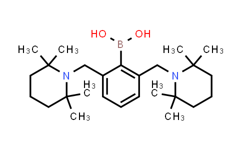 CAS No. 1243264-54-1, 2,6-Bis[(2,2,6,6-tetramethyl-1-piperidinyl)methyl]phenylboronic acid