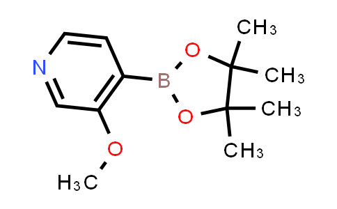 CAS No. 1243312-43-7, Pyridine, 3-methoxy-4-(4,4,5,5-tetramethyl-1,3,2-dioxaborolan-2-yl)-