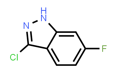 CAS No. 1243360-12-4, 3-Chloro-6-fluoro-1H-indazole