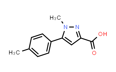 CAS No. 124344-99-6, 1-Methyl-5-(4-methylphenyl)-1h-pyrazole-3-carboxylic acid