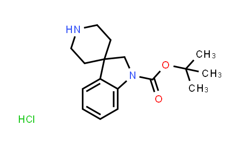 CAS No. 1243474-66-9, tert-Butyl spiro[indoline-3,4'-piperidine]-1-carboxylate hydrochloride