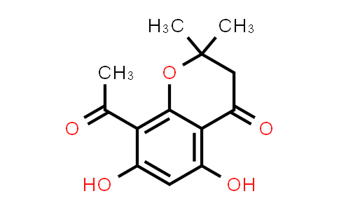 CAS No. 124360-55-0, 8-Acetyl-5,7-dihydroxy-2,2-dimethylchroman-4-one