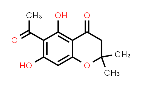 CAS No. 124360-56-1, 6-Acetyl-5,7-dihydroxy-2,2-dimethylchroman-4-one