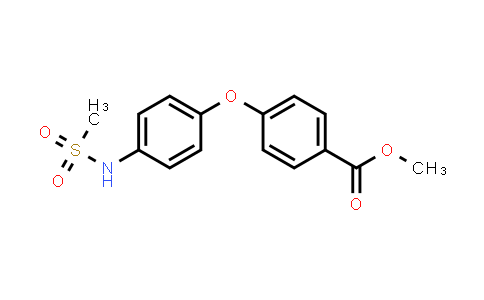CAS No. 1243604-80-9, Methyl 4-(4-(methylsulfonamido)phenoxy)benzoate