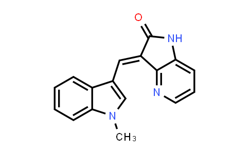 CAS No. 1243657-78-4, (3E)-3-[(1-methylindol-3-yl)methylidene]-1H-pyrrolo[3,2-b]pyridin-2-one
