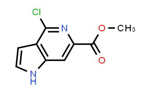 CAS No. 1244949-71-0, 1H-Pyrrolo[3,2-c]pyridine-6-carboxylic acid, 4-chloro-, methyl ester