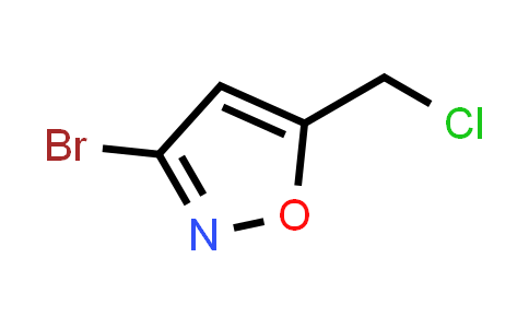 CAS No. 124498-15-3, 3-Bromo-5-(chloromethyl)isoxazole