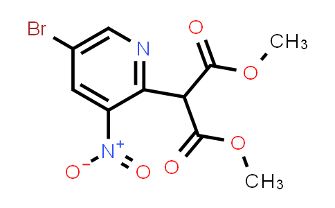 CAS No. 1245563-09-0, Dimethyl 2-(5-bromo-3-nitropyridin-2-yl)malonate
