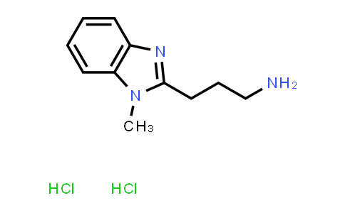 CAS No. 1245569-34-9, 3-(1-Methyl-1H-benzo[d]imidazol-2-yl)propan-1-amine dihydrochloride