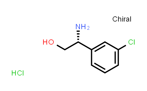 CAS No. 1245623-78-2, (R)-2-Amino-2-(3-chlorophenyl)ethan-1-ol hydrochloride