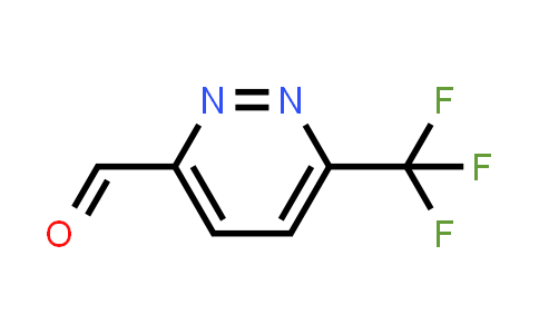 CAS No. 1245643-49-5, 6-(Trifluoromethyl)pyridazine-3-carbaldehyde