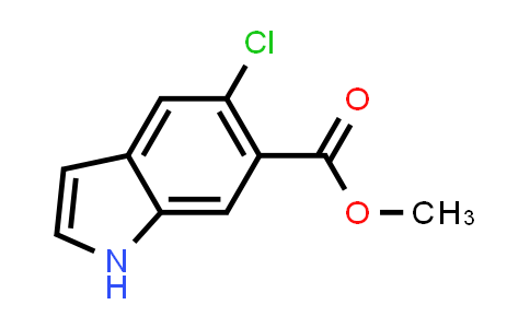 CAS No. 1245643-61-1, Methyl 5-chloro-1H-indole-6-carboxylate