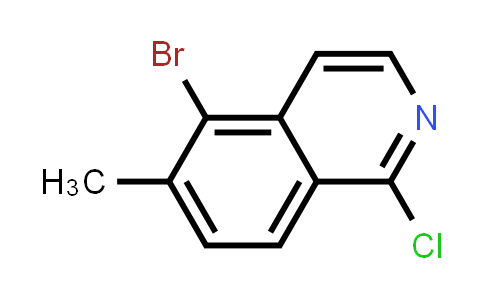 CAS No. 1245647-25-9, 5-Bromo-1-chloro-6-methylisoquinoline