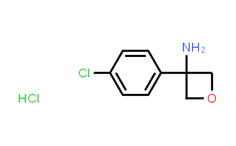 CAS No. 1245782-61-9, 3-(4-Chlorophenyl)oxetan-3-amine hydrochloride