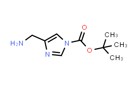 CAS No. 1245808-28-9, tert-Butyl 4-(aminomethyl)-1H-imidazole-1-carboxylate