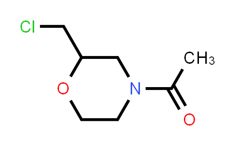 CAS No. 1245938-95-7, 1-[2-(Chloromethyl)morpholin-4-yl]ethan-1-one