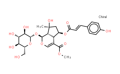 CAS No. 1246012-26-9, 6-O-trans-p-Coumaroylshanzhiside methyl ester