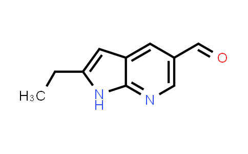 CAS No. 1246088-51-6, 2-Ethyl-1H-pyrrolo[2,3-b]pyridine-5-carbaldehyde