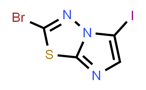 CAS No. 1246372-52-0, 2-Bromo-5-iodoimidazo[2,1-b][1,3,4]thiadiazole