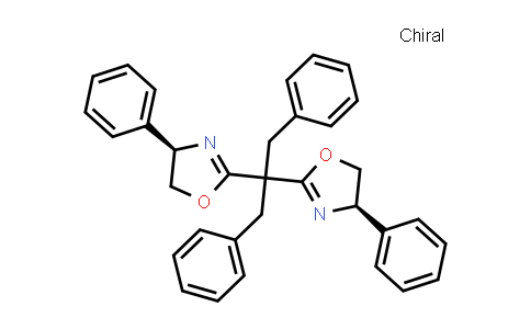 CAS No. 1246401-50-2, (4R,4'R)-2,2'-(1,3-Diphenylpropane-2,2-diyl)bis(4-phenyl-4,5-dihydrooxazole)