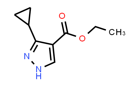 CAS No. 1246471-38-4, Ethyl 3-cyclopropyl-1H-pyrazole-4-carboxylate