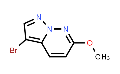 CAS No. 1246552-73-7, 3-Bromo-6-methoxypyrazolo[1,5-b]pyridazine