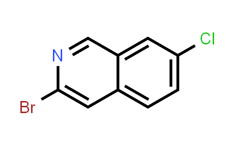 CAS No. 1246552-90-8, 3-Bromo-7-chloroisoquinoline