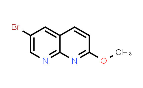 CAS No. 1246554-28-8, 6-Bromo-2-methoxy-1,8-naphthyridine