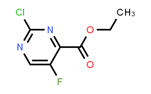 CAS No. 1246632-85-8, Ethyl 2-chloro-5-fluoropyrimidine-4-carboxylate