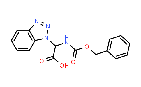 CAS No. 124676-19-3, (Benzotriazol-1-yl)(benzyloxycarbonylamino)acetic acid
