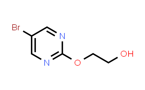 CAS No. 1246922-88-2, 2-((5-Bromopyrimidin-2-yl)oxy)ethan-1-ol