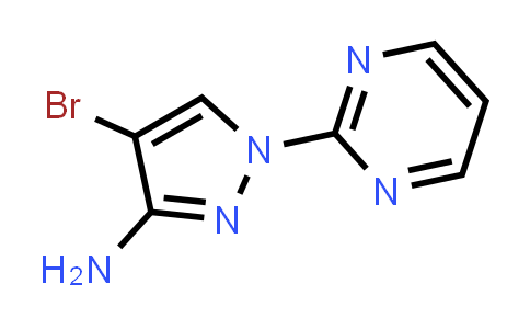 CAS No. 1247771-25-0, 4-Bromo-1-(pyrimidin-2-yl)-1H-pyrazol-3-amine