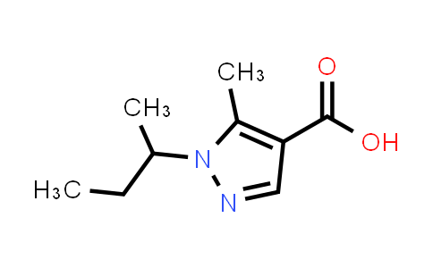 CAS No. 1247912-43-1, 1-(sec-Butyl)-5-methyl-1H-pyrazole-4-carboxylic acid