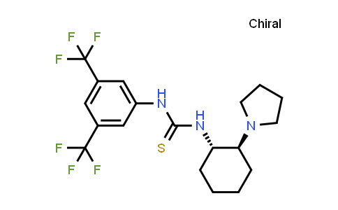 CAS No. 1248348-67-5, 1-[3,5-Bis(trifluoromethyl)phenyl]-3-[(1S,2S)-2-(pyrrolidin-1-yl)cyclohexyl]thiourea