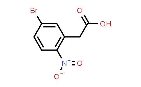 CAS No. 124840-61-5, (5-BROMO-2-NITRO-PHENYL)-ACETIC ACID