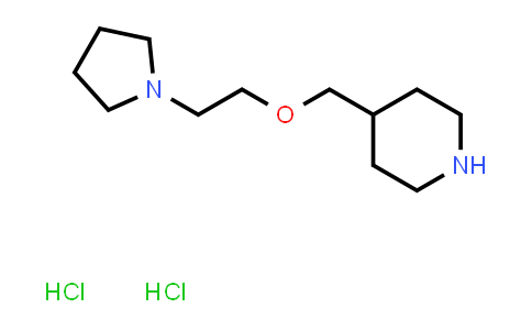 CAS No. 1248509-76-3, 4-((2-(Pyrrolidin-1-yl)ethoxy)methyl)piperidine dihydrochloride