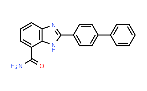 CAS No. 1248541-99-2, 1H-Benzimidazole-7-carboxamide, 2-[1,1'-biphenyl]-4-yl-