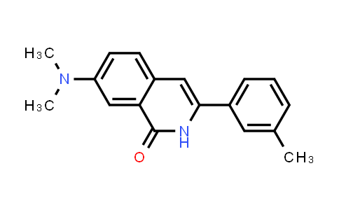 CAS No. 1248621-37-5, 7-(Dimethylamino)-3-m-tolylisoquinolin-1(2H)-one