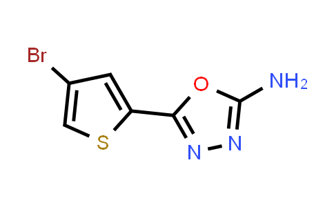 CAS No. 1248907-70-1, 5-(4-Bromo-2-thienyl)-1,3,4-oxadiazol-2-amine