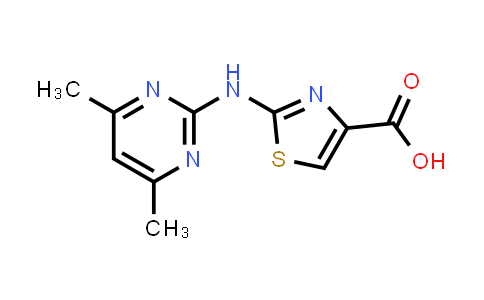 CAS No. 1248908-13-5, 2-[(4,6-Dimethylpyrimidin-2-yl)amino]-1,3-thiazole-4-carboxylic acid