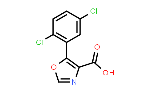 CAS No. 1249213-48-6, 5-(2,5-Dichlorophenyl)-1,3-oxazole-4-carboxylic acid