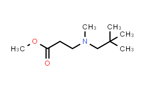 CAS No. 1249359-09-8, Methyl 3-(methyl(neopentyl)amino)propanoate
