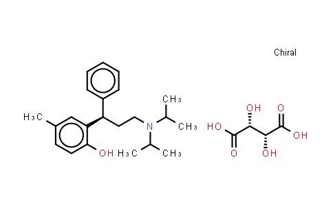 CAS No. 124937-52-6, Tolterodine (tartrate)