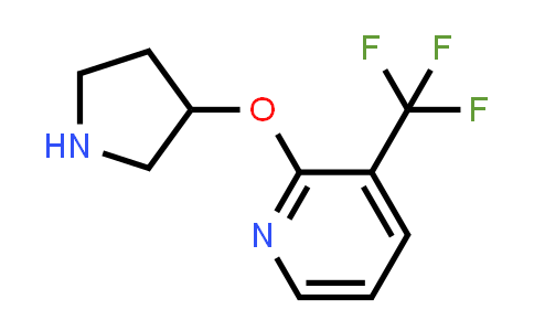 CAS No. 1249643-05-7, 2-(Pyrrolidin-3-yloxy)-3-(trifluoromethyl)pyridine