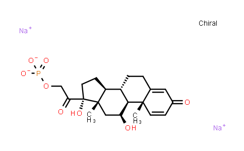 CAS No. 125-02-0, Prednisolone (disodium phosphate)
